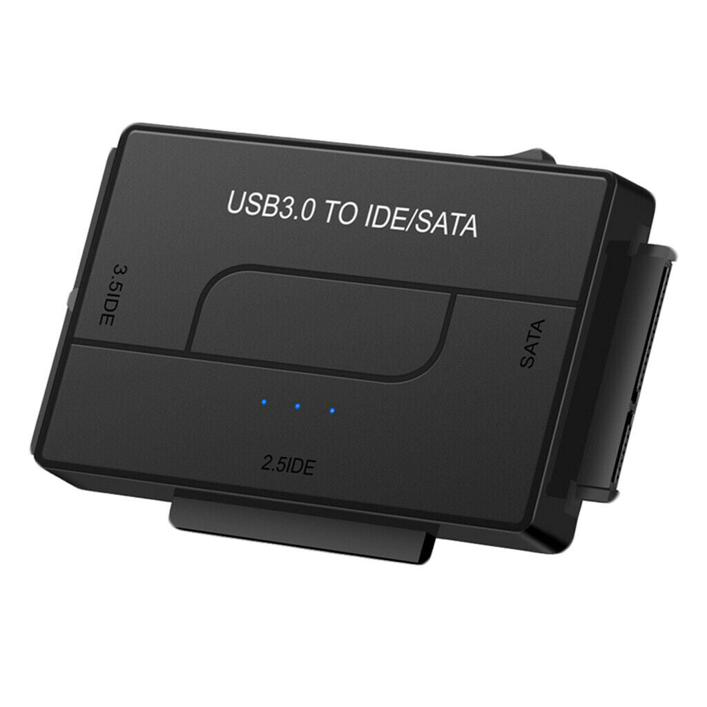 3-In-1 SATA/IDE to USB 3.0 Adapter for 2.5"/3.5" Inch IDE and SATA HDD SSD