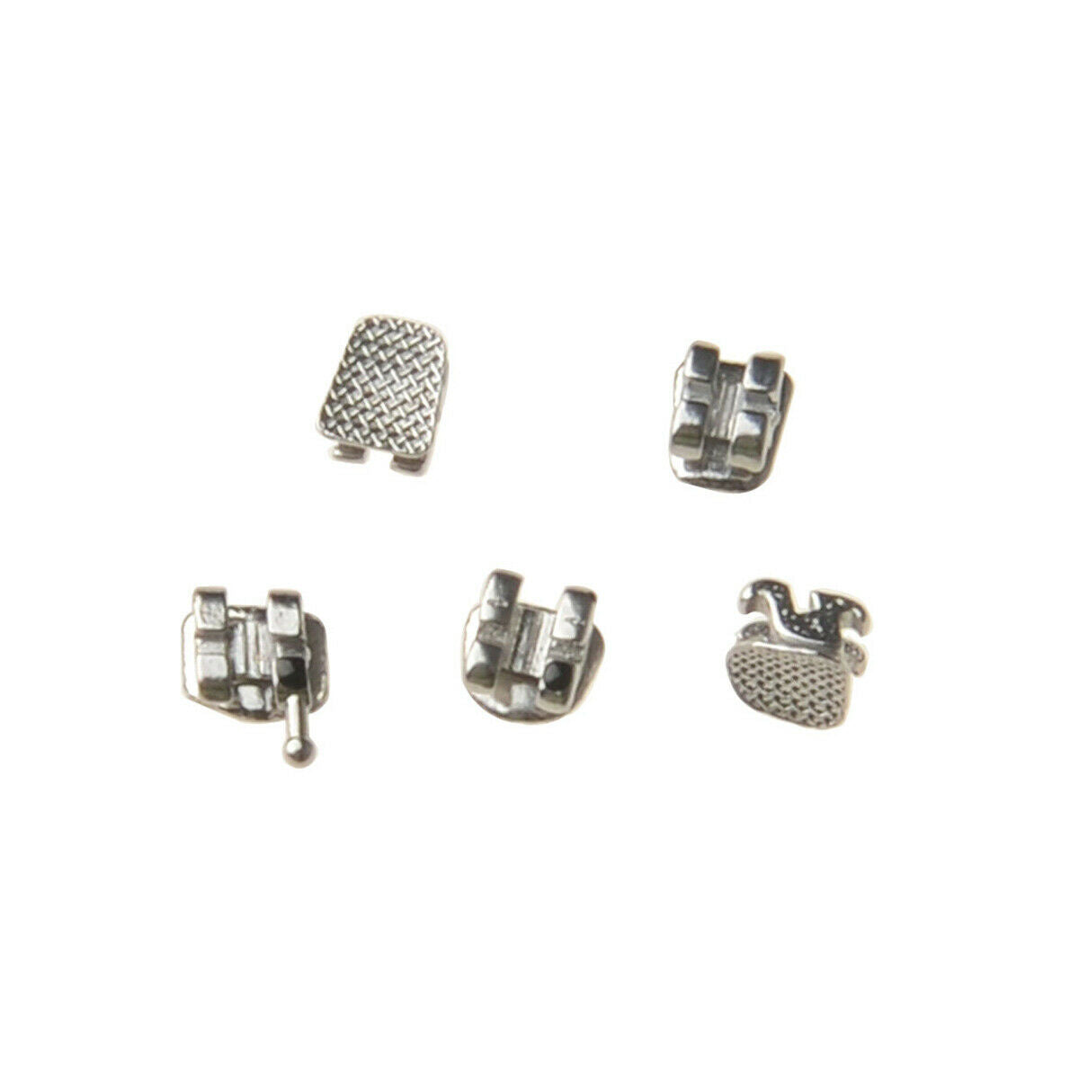 50XDental Ortho Brackets Standard MBT Slot 022 3 4 5 Hooks AZDENT USA