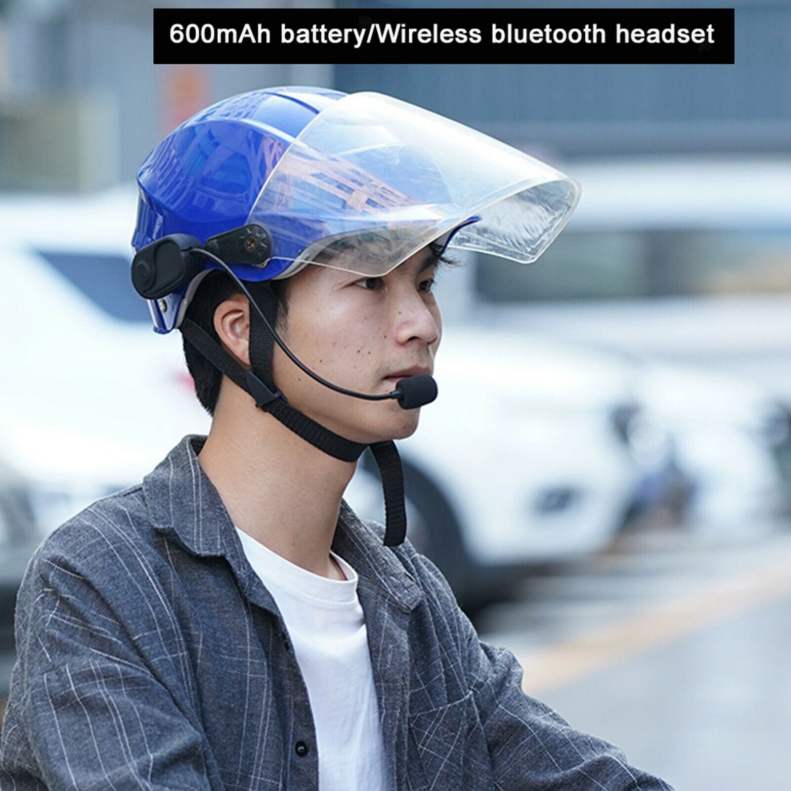 Motorbike Motorcycle Helmet Bluetooth Headset High Sound Quality System