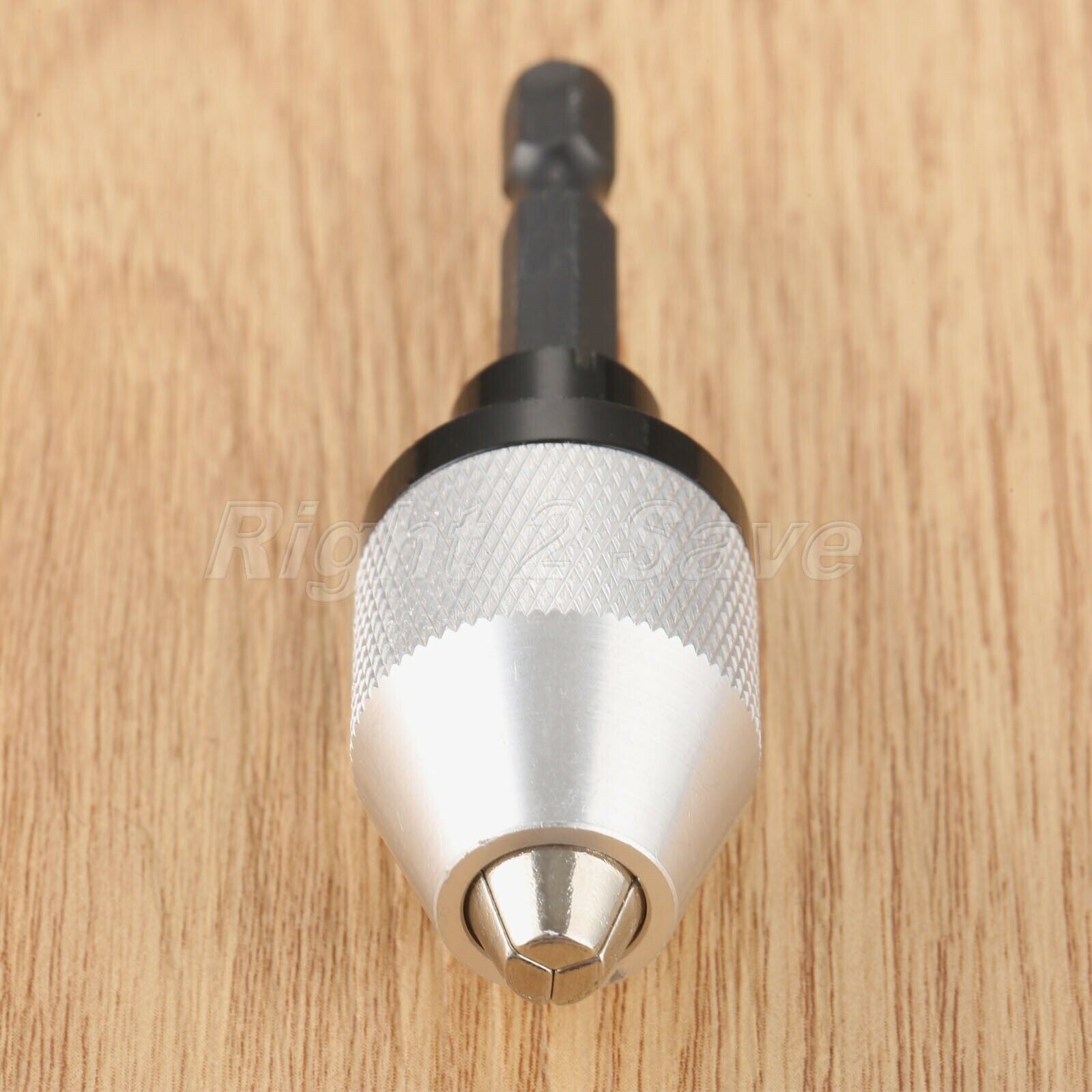 1Pc 0.3-6.5mm 1/4 Hex Drill Chuck Screwdriver Impact Drive Conversion Tool White