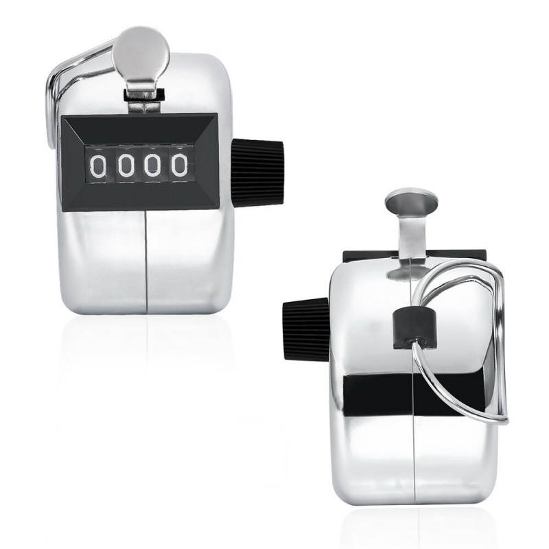3Pcs Portable Counter 4 Digit Hand-Held Digital Manual Click Golf Counter Point