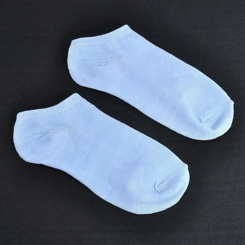 Unisex 10-PAIRS 100% Cotton Boat Socks Low Cut Invisible Nonslip Ankle Socks Set