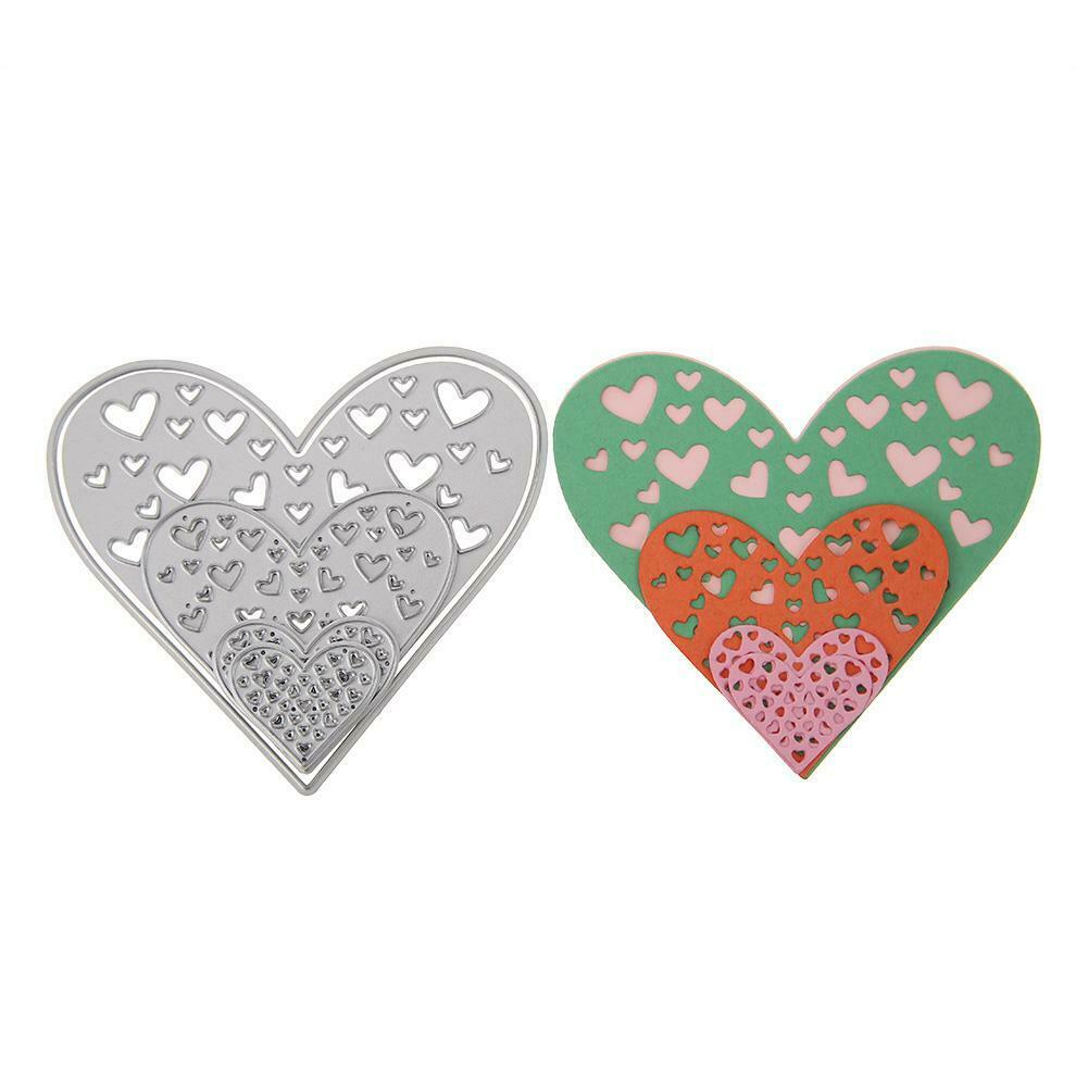 4pcs DIY Craft Cutting Dies Stencils Scrapbook Embossing Photo Album Cards @