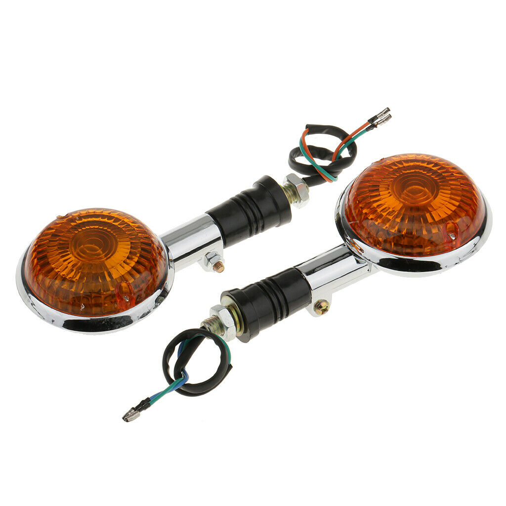 2x Turn Signal Amber Lights for Yamaha V-MAX1200 /V-star /XVS1100 /XV250