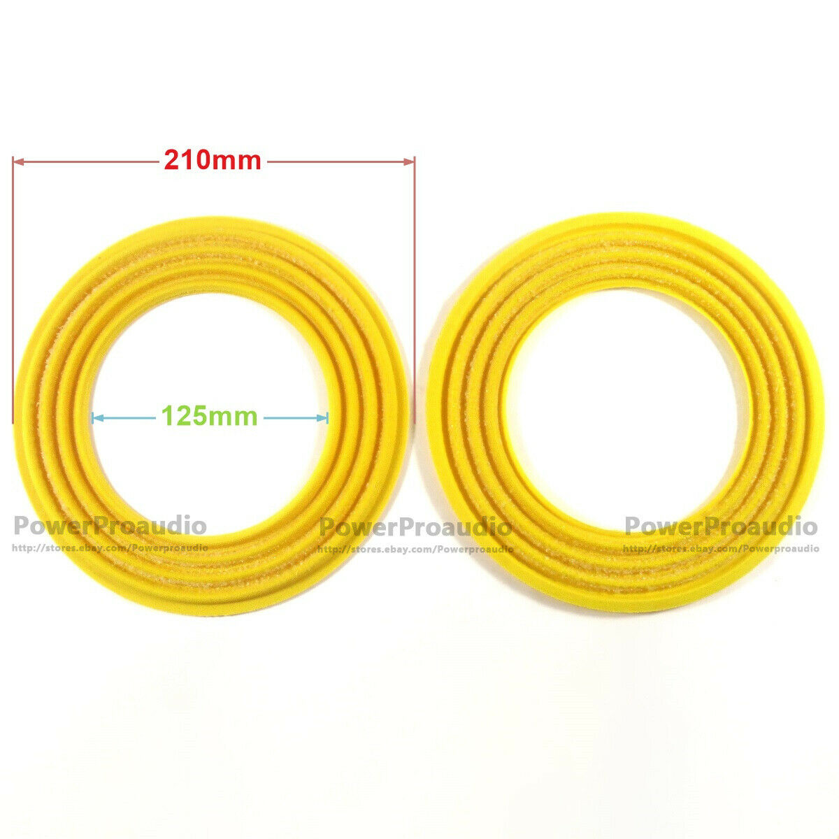 2PCS /LOT Double Spider For 18 inch 210mm 125mm voice coil Loudspeaker