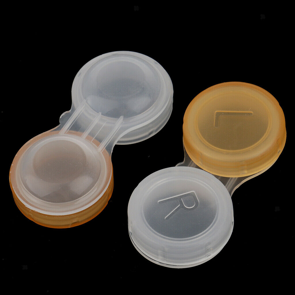 40Pieces Mini Contact Lens Box Travel Soaking Case Organizer Containers