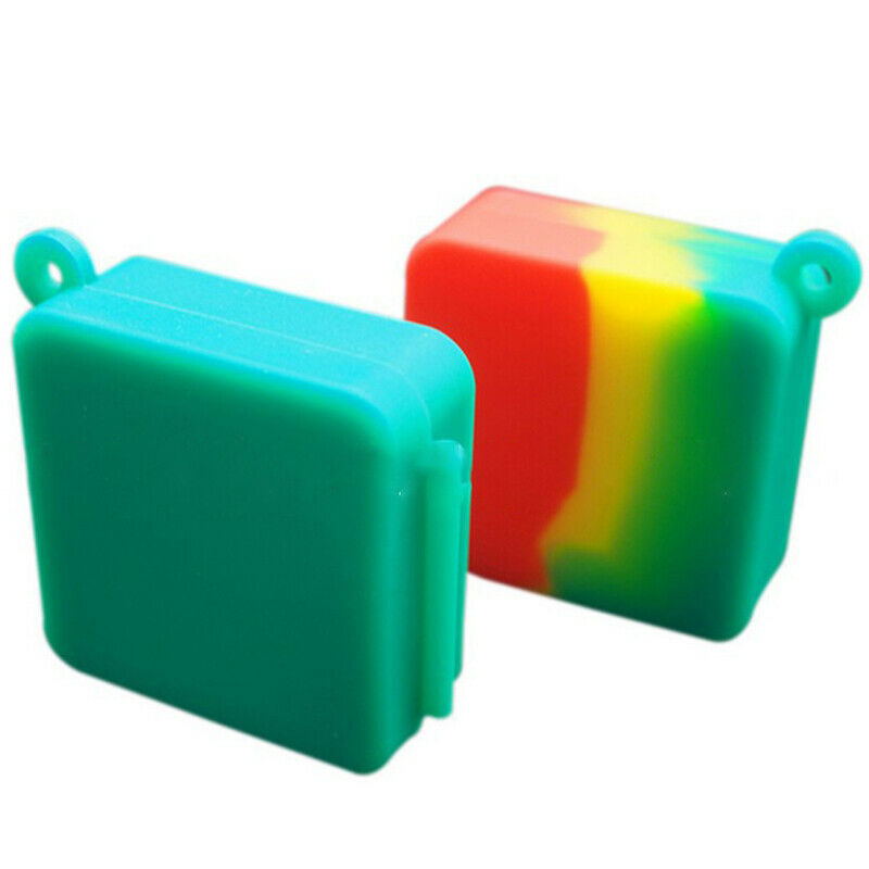 3pcs 7ml Silicone Container Wax/Oil Jar Non-Stick Mixed colors Wholesale .l8
