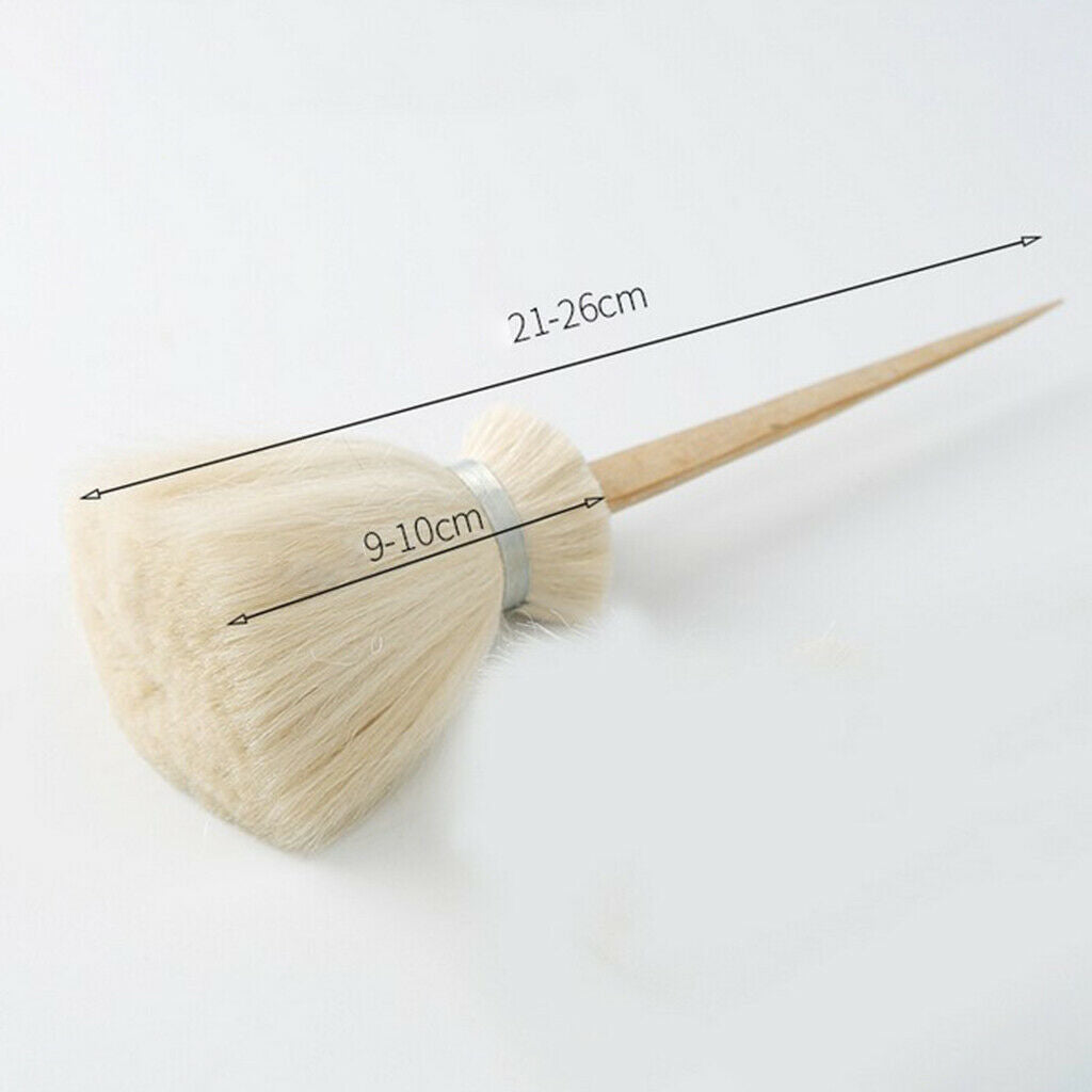 Natural Hair Brush Clay Ceramic Pottery Brushing Smoothing Cleaning Tool