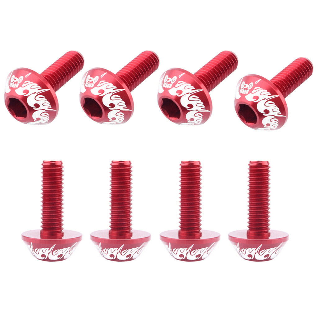 8Pcs Bike Kettle Rack Screws, M6 x 18mm Water Bottle Cage Bolts Screws Bicycle