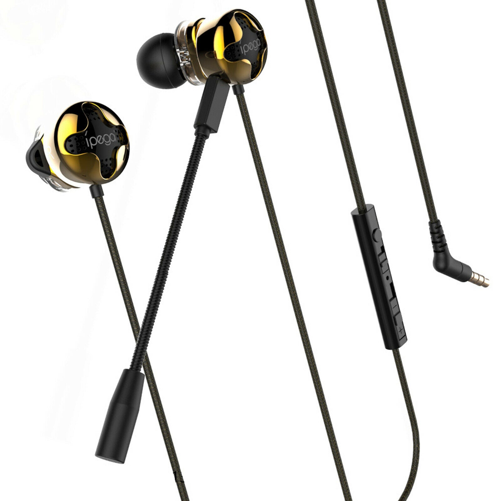 Portable 3.5mm In-Ear Gaming Wired Earphone w/Microphone for PS5