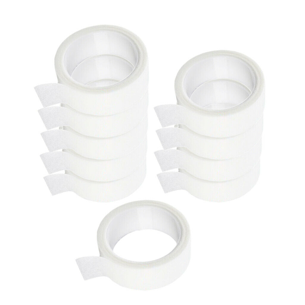Pack of 10 5 Yd Eyelash Tape Roll Fleece Eyelash Curling Gauze under