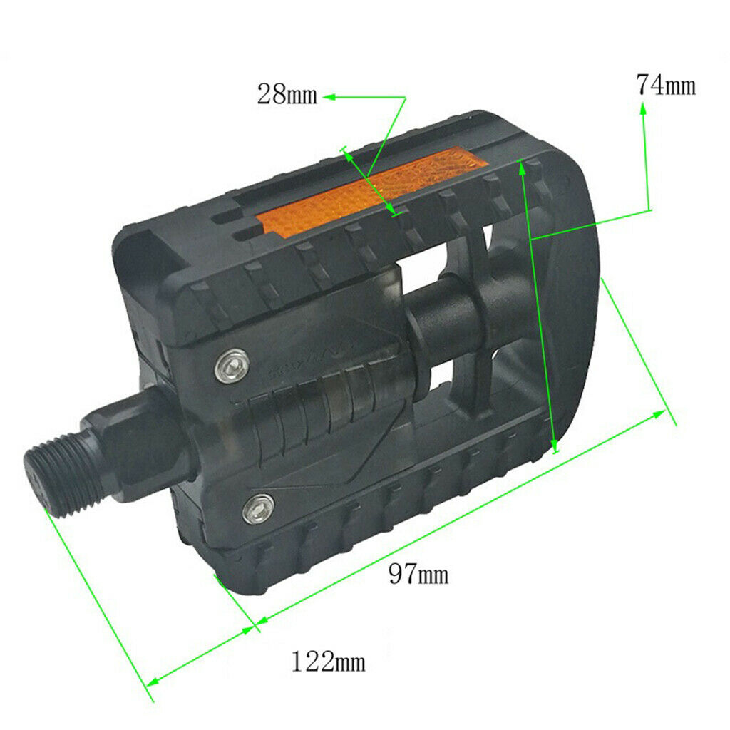 Anti-Slip FOLDING PEDALS FOR FOLDER CITY URBAN BIKE BICYCLE FLAT PEDAL 9/16"