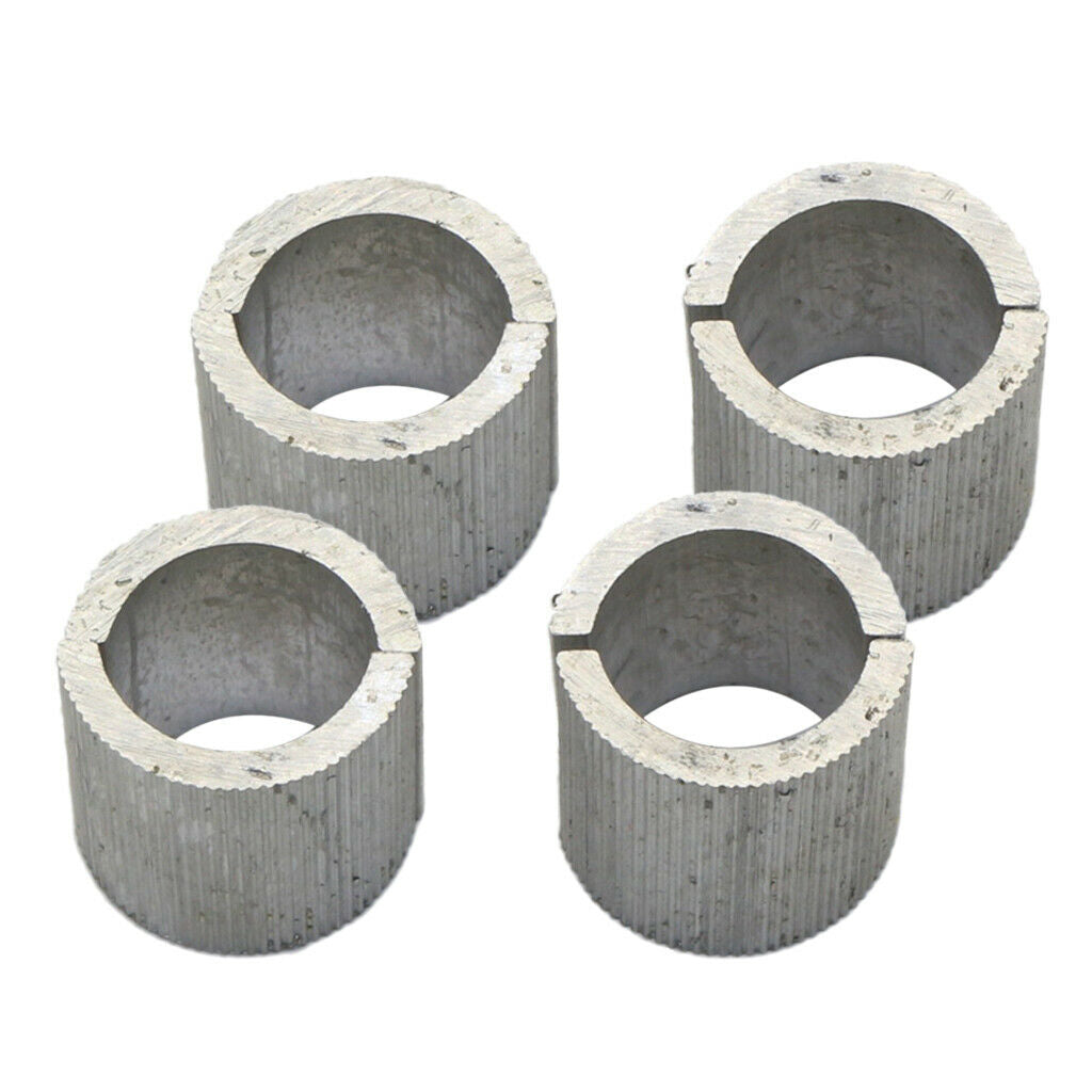 16pcs 7/8" Handlebars to 1" Mounts Risers Clamps Conversion Shims Spacers