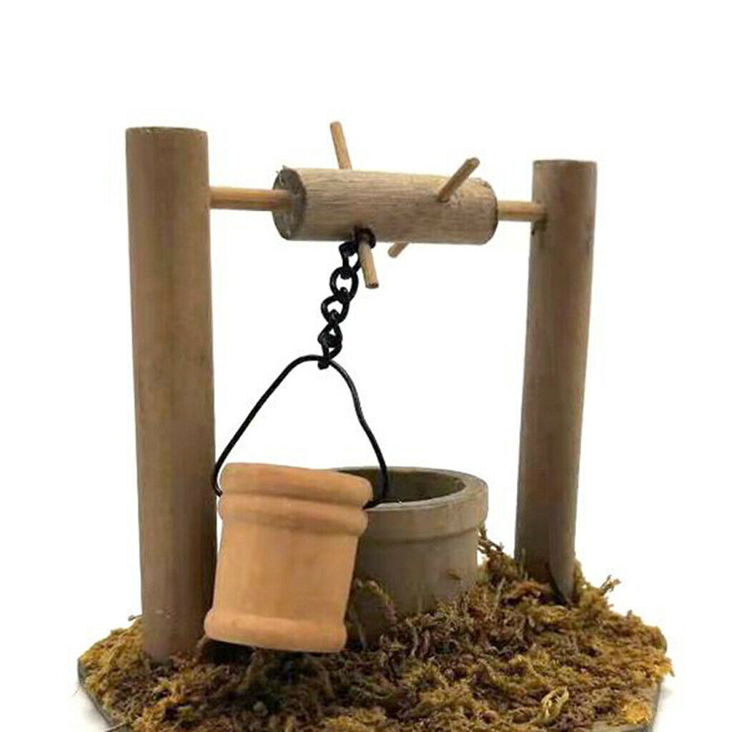 1/12 Wooden Simulation Chicken Coop Fairy Garden Yard Decortion Supplies
