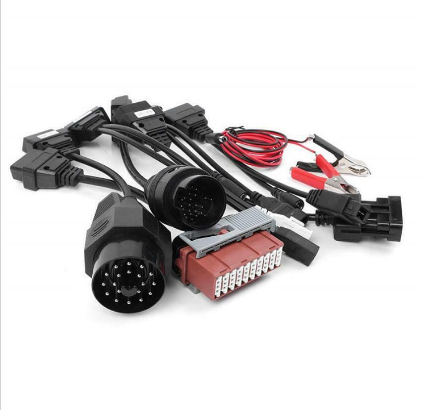 8pcs Full Set Car Cables Adapter OBD2 II CDP for Autocom CDP Pro Delphi DS150e