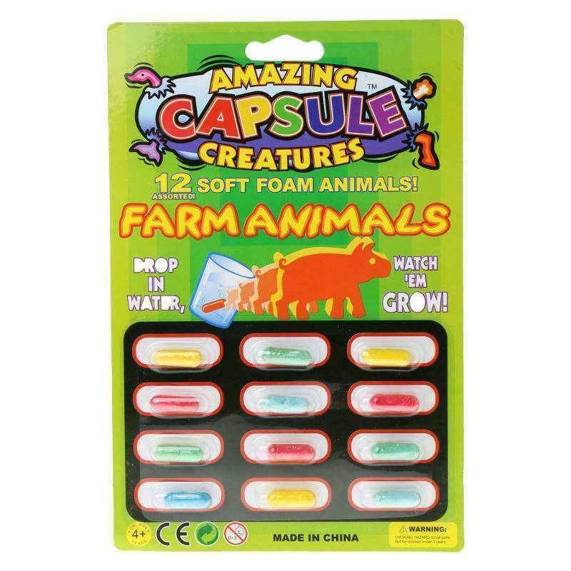 1PCS Magic Grow Capsules Baby Cognition Toys Educational Toys Larger In Water CA