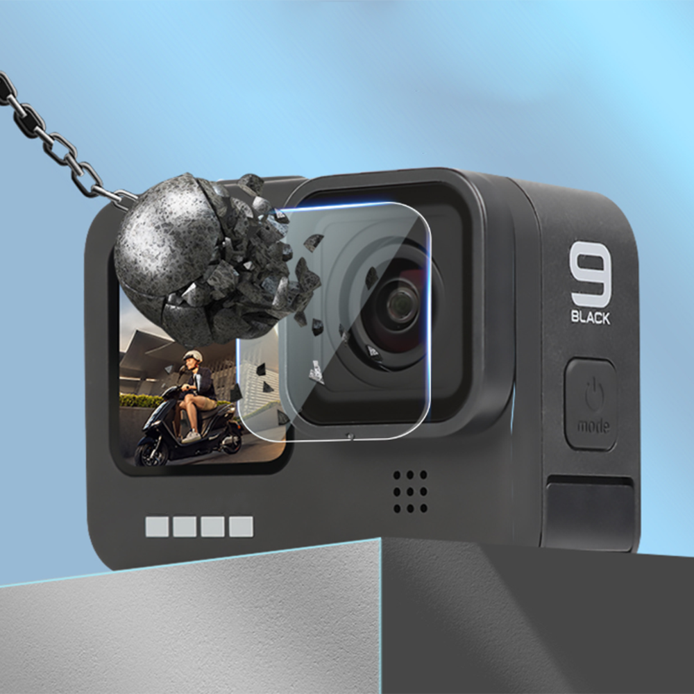 For GoPro Hero 9 Black Camera 9H Tempered Glass Film Screen Protector Lens Set ~
