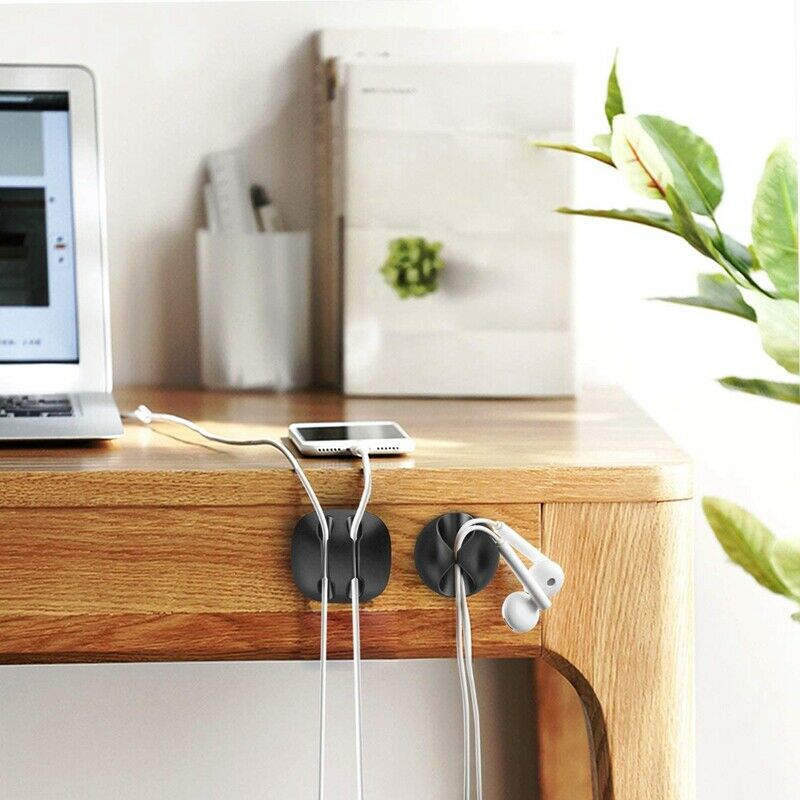 Cable Clips, 20 Pack Cord Organizer Cable Management For Home and Office, SelfQ8