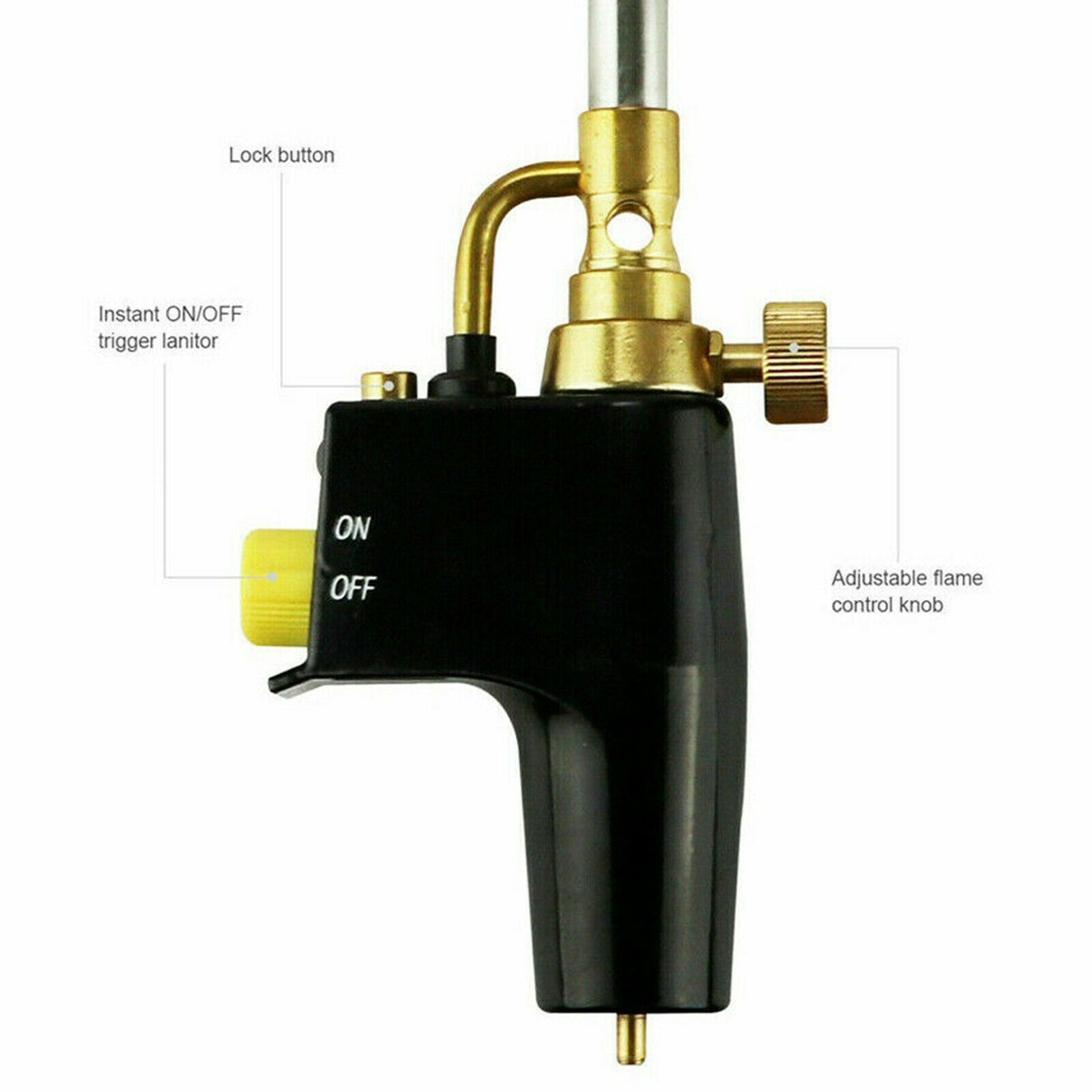 Heavy Duty Professional Multi Purpose Mapp Torch for Brazing and Barbecue