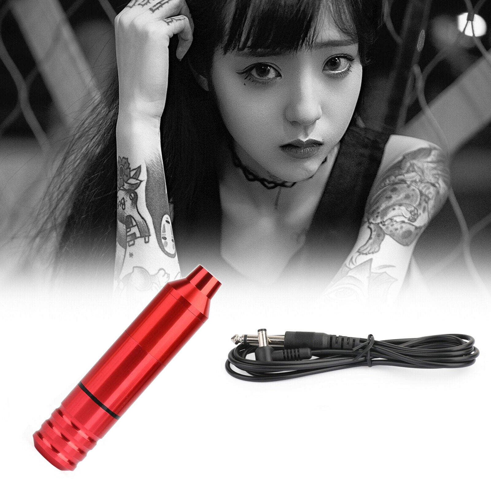 Rotary Tattoo Pen Rotary Tattoo Machine Tattoo Cartridges Needles Red