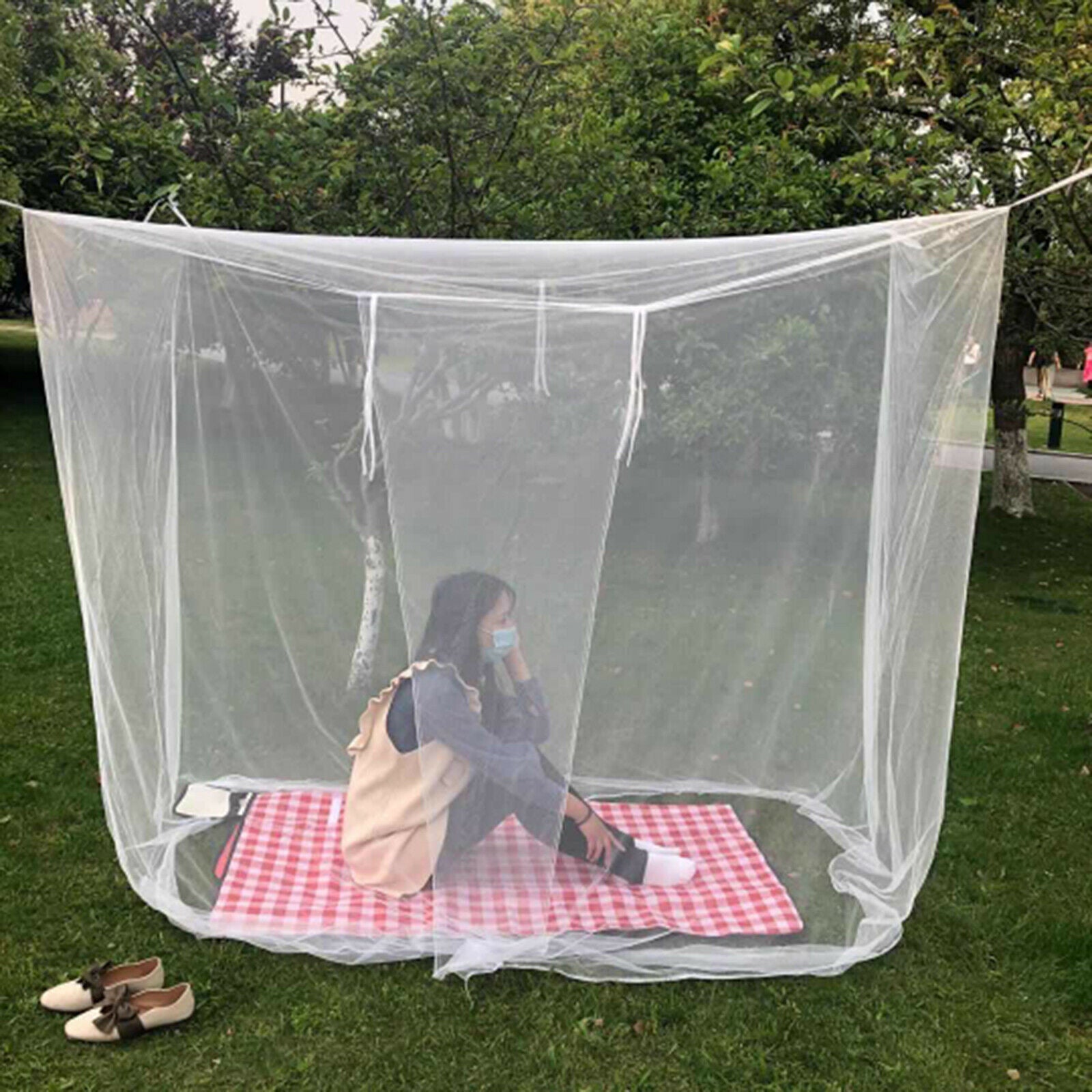 Mosquito Net Outdoors Camping Travel Insect Repellent Tent 200x200x180cm
