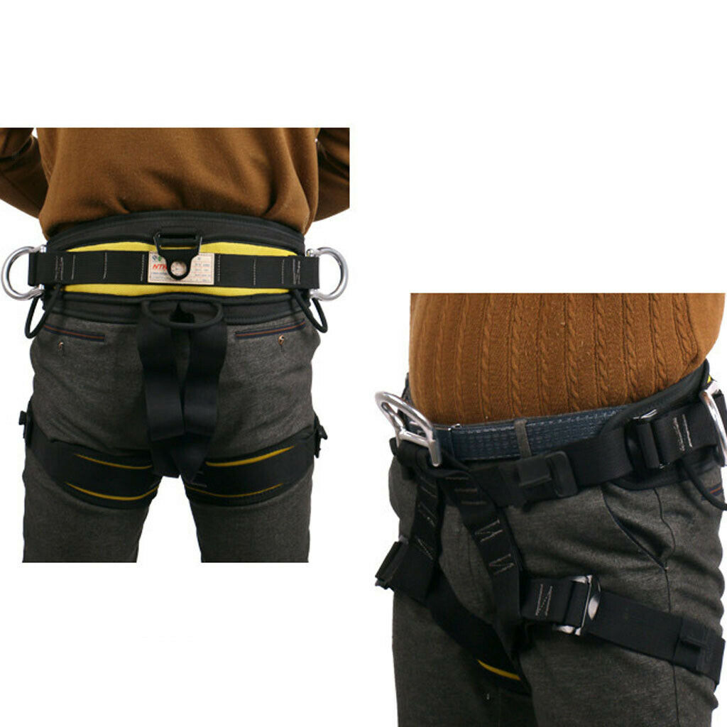 Harness Seat Belts Outdoor Sitting Safety Belts Rock Climbing Rappelling Tool