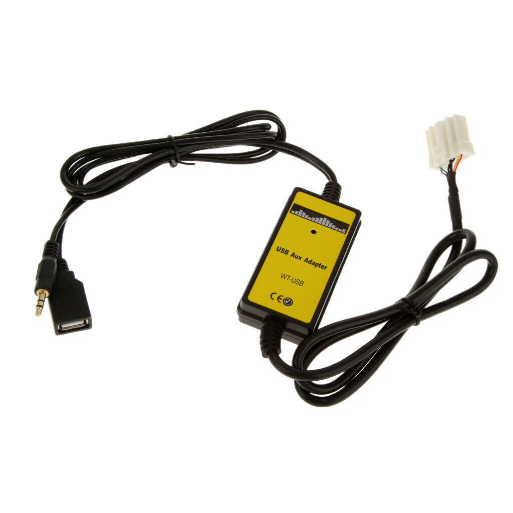 Car USB MP3 Music Player Interface Aux-In Adapter For Mazda 323 MX5 Protege