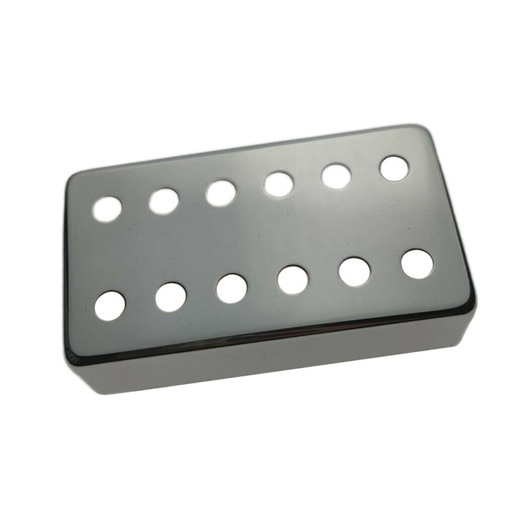 1x Brass Humbucker Pickup Cover 50mm for LP Guitar Accs Parts Durable Chrome
