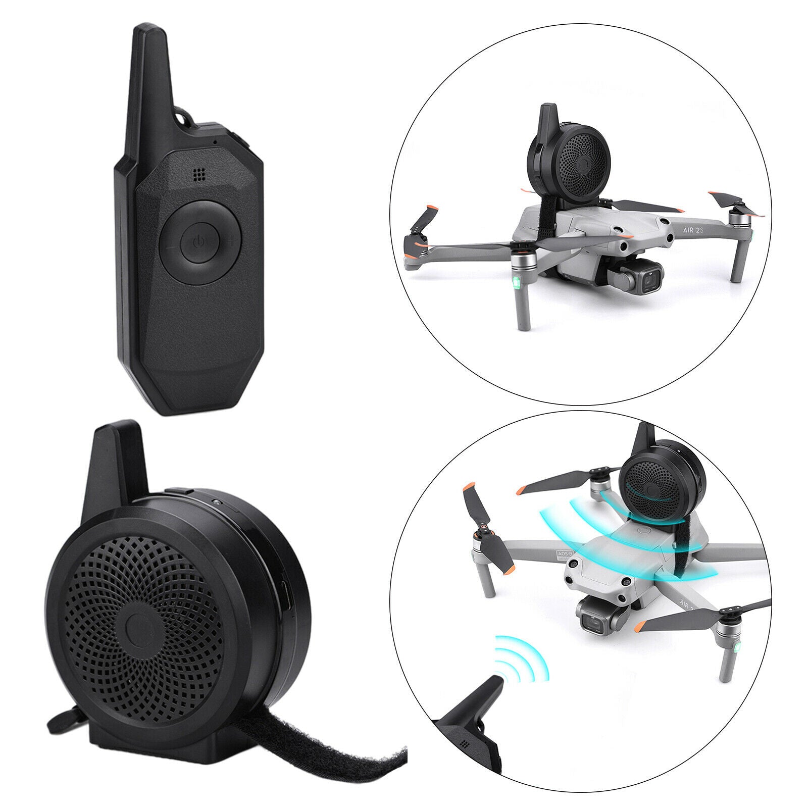 Portable Drone Megaphone USB Charging for DJI SMRC F11 B4 SG906 FIMIx8 X1S