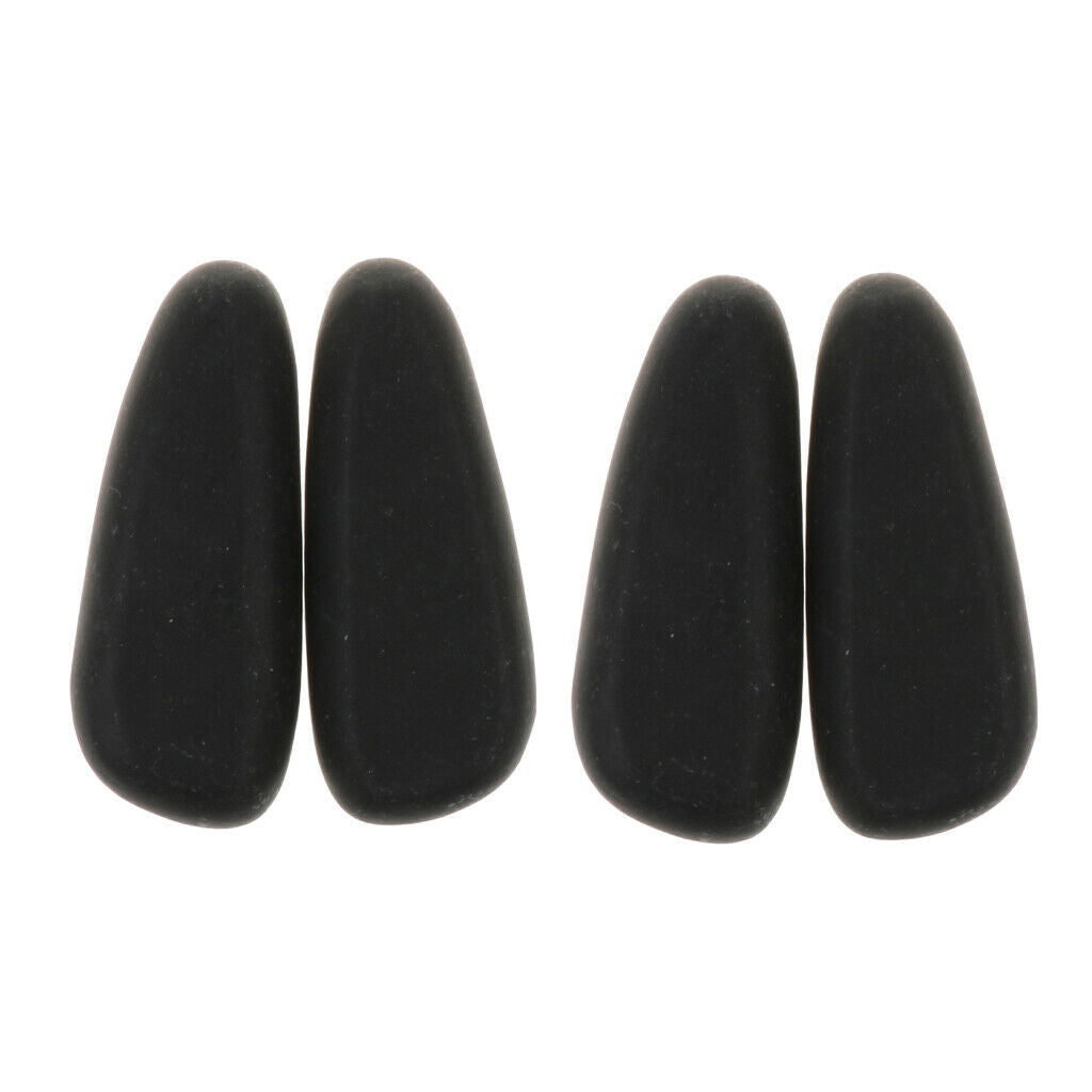 4 Pieces Massage Stone - Black Natural Basalt Stone for SPA Hot & Cold Stones