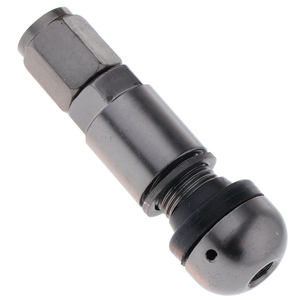 4 Pcs Car Tubeless Wheel Dust Caps Tire Valve Stems Gray