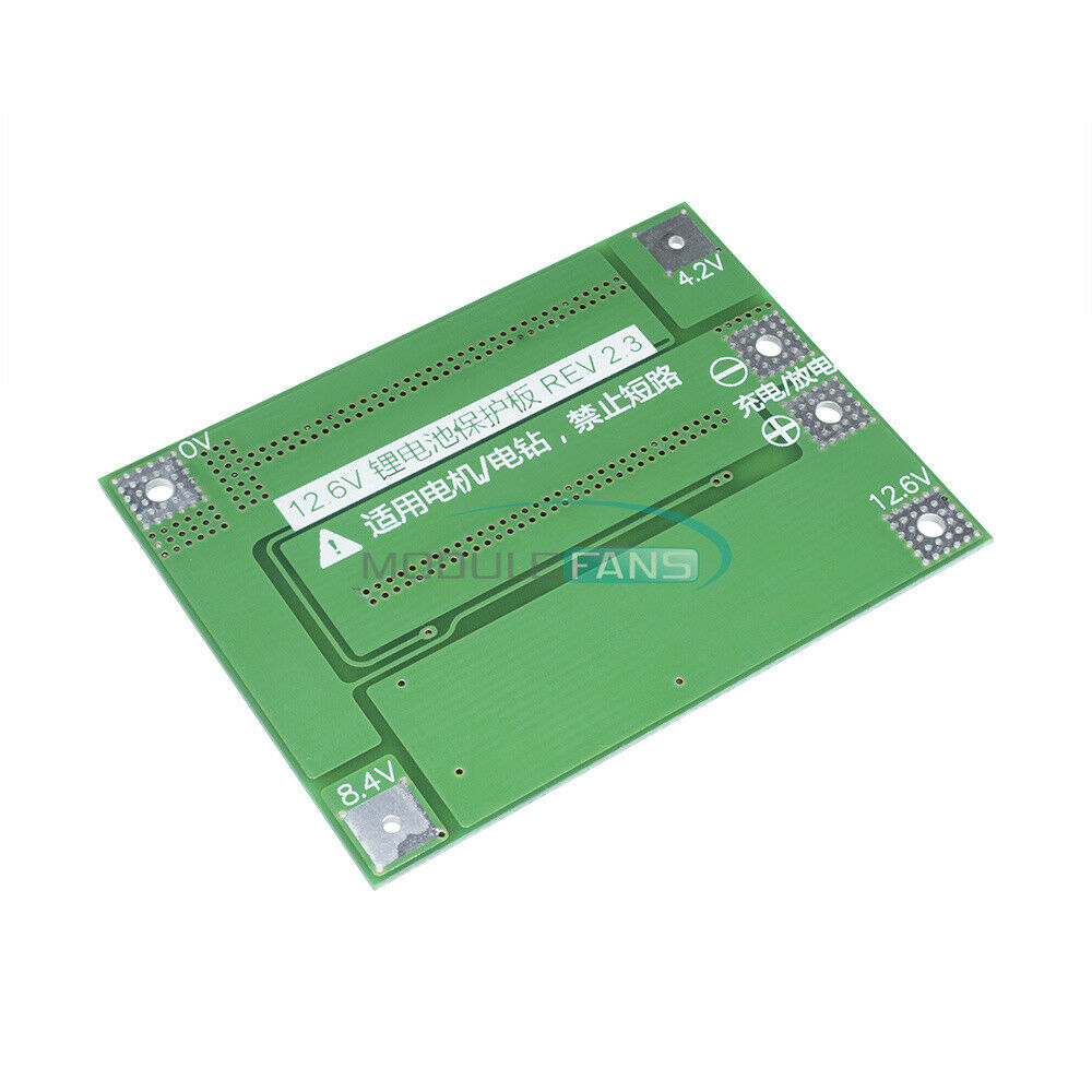 3S 40A 12.6V Li-ion Lithium Battery Protect Board Enhanced Development Board