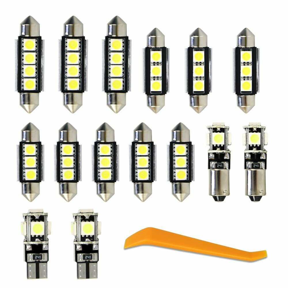 Error Free 15PCs Interior LED Lights Package Fits for Pxrschx 911 996 1998-2005