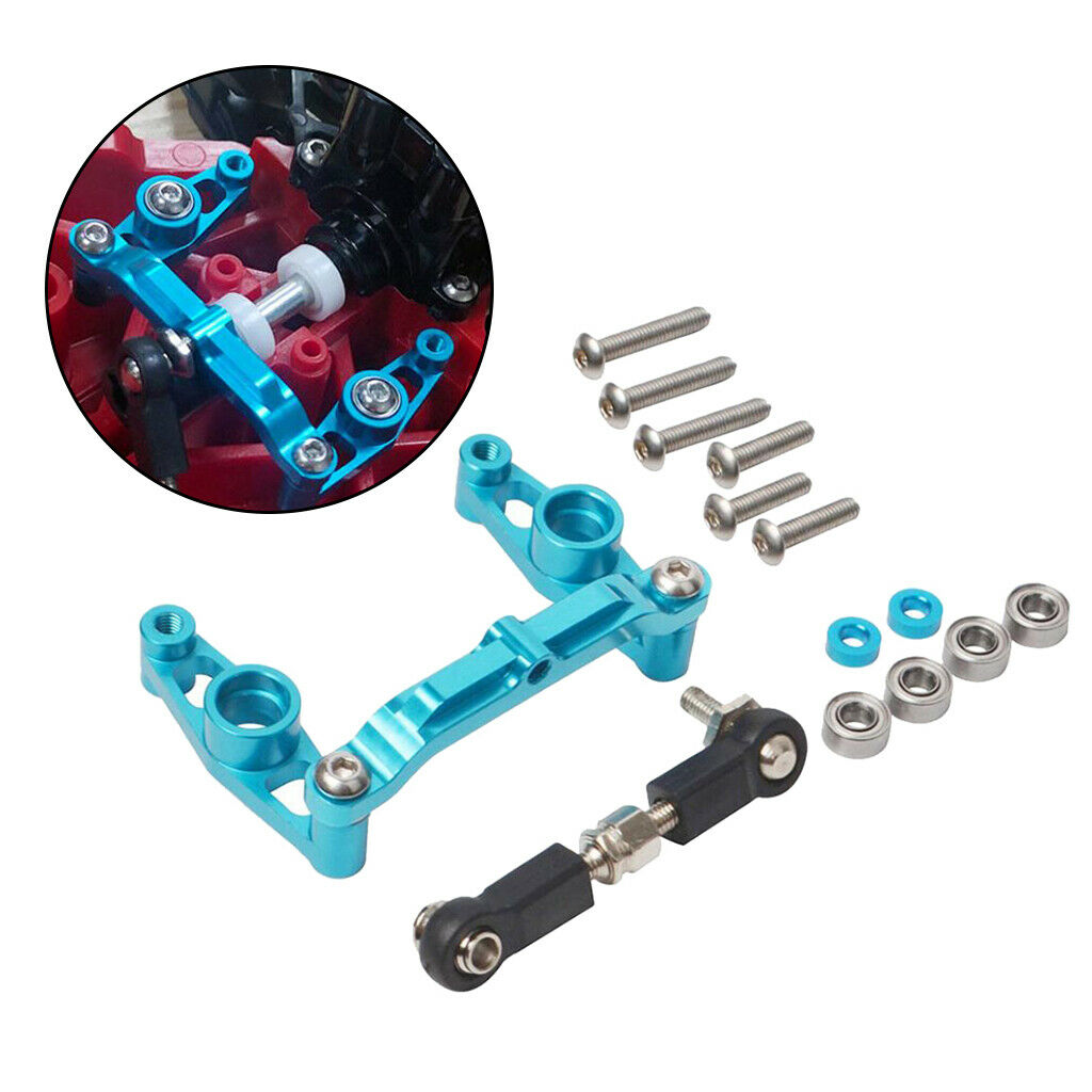 Aluminum Alloy RC Car Ball Bearing Steering Set for 1/10 RC Car Spare Parts