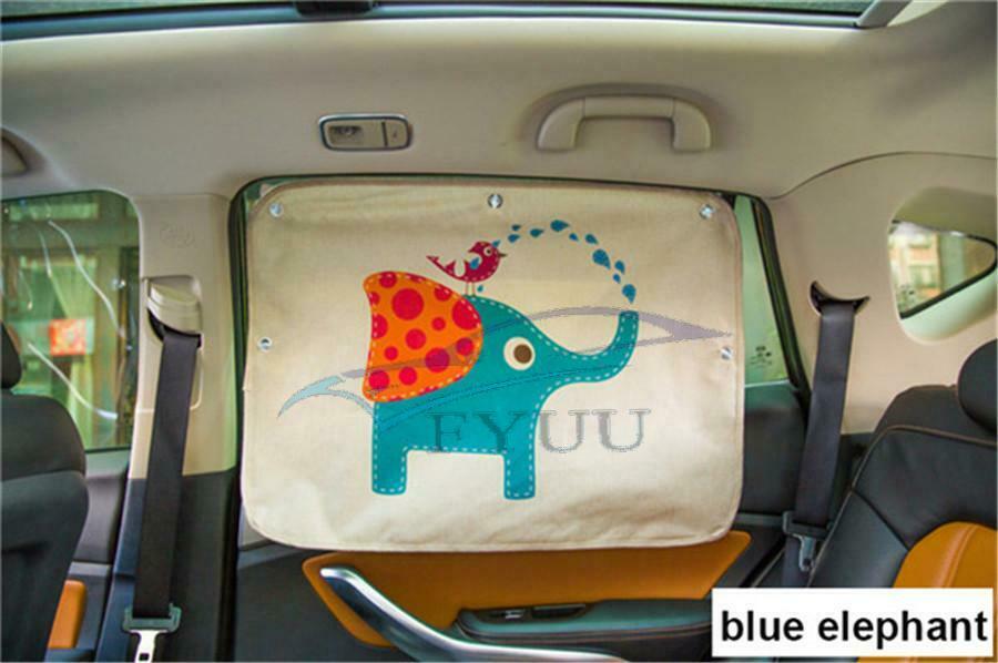 Car Windshield Car Sunshade CurtainsCar Cute Cartoon Styling Side Window Curtain