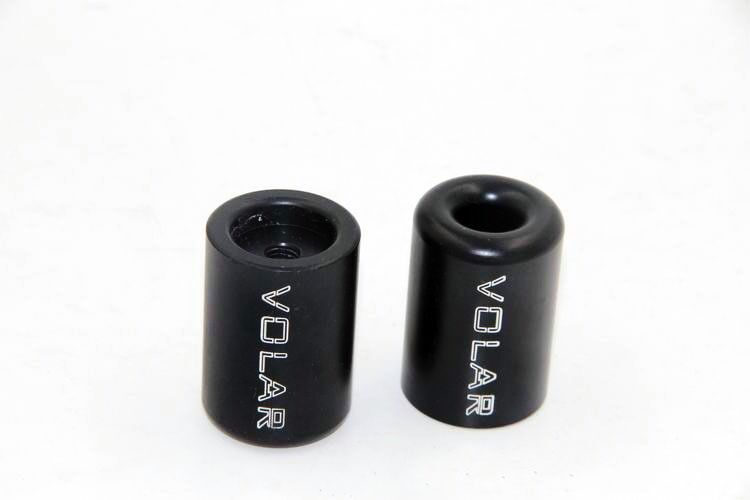 Volar Black Left and right Handle Bar ends for Kawasaki Ninja 250 500 650R