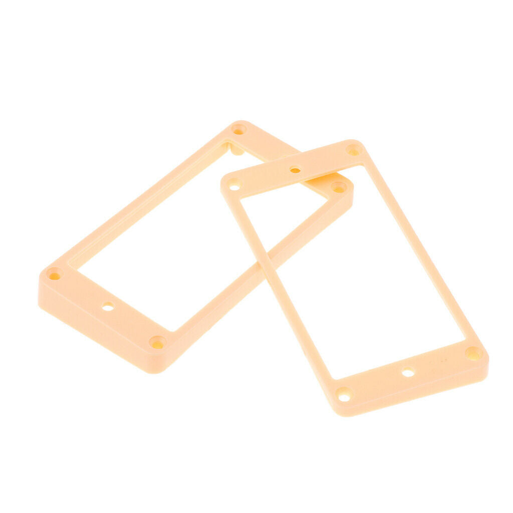 6pcs Curved Neck Bridge Humbucker Pickup Mounting Rings for LP Electric Guitar