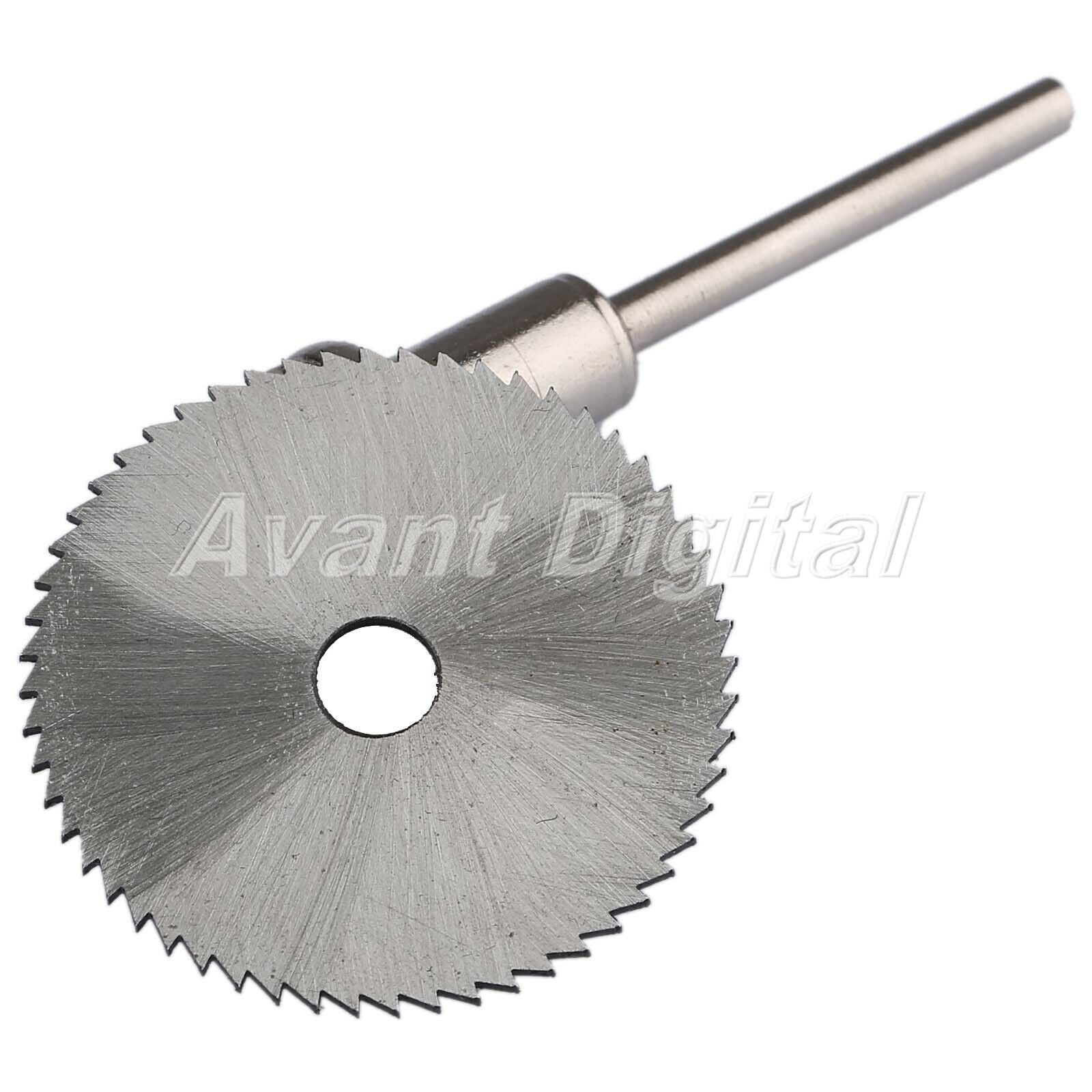35mm Mini HSS Power Tool Metal Wood Sawing Blade Cut Off Wheel Disc Disk Mandrel
