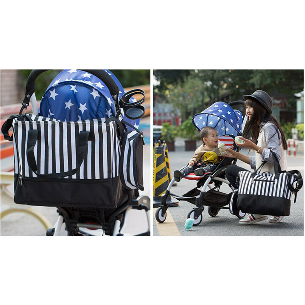 Multifunctional Large Capacity Outdoor Stylish Mummy Bag  Black stripe