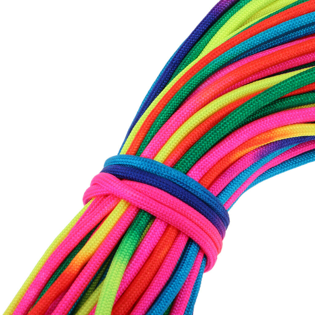 Rainbow Paracord Climbing Rope Parachute Cord Sports String 7 Inner Core Strand