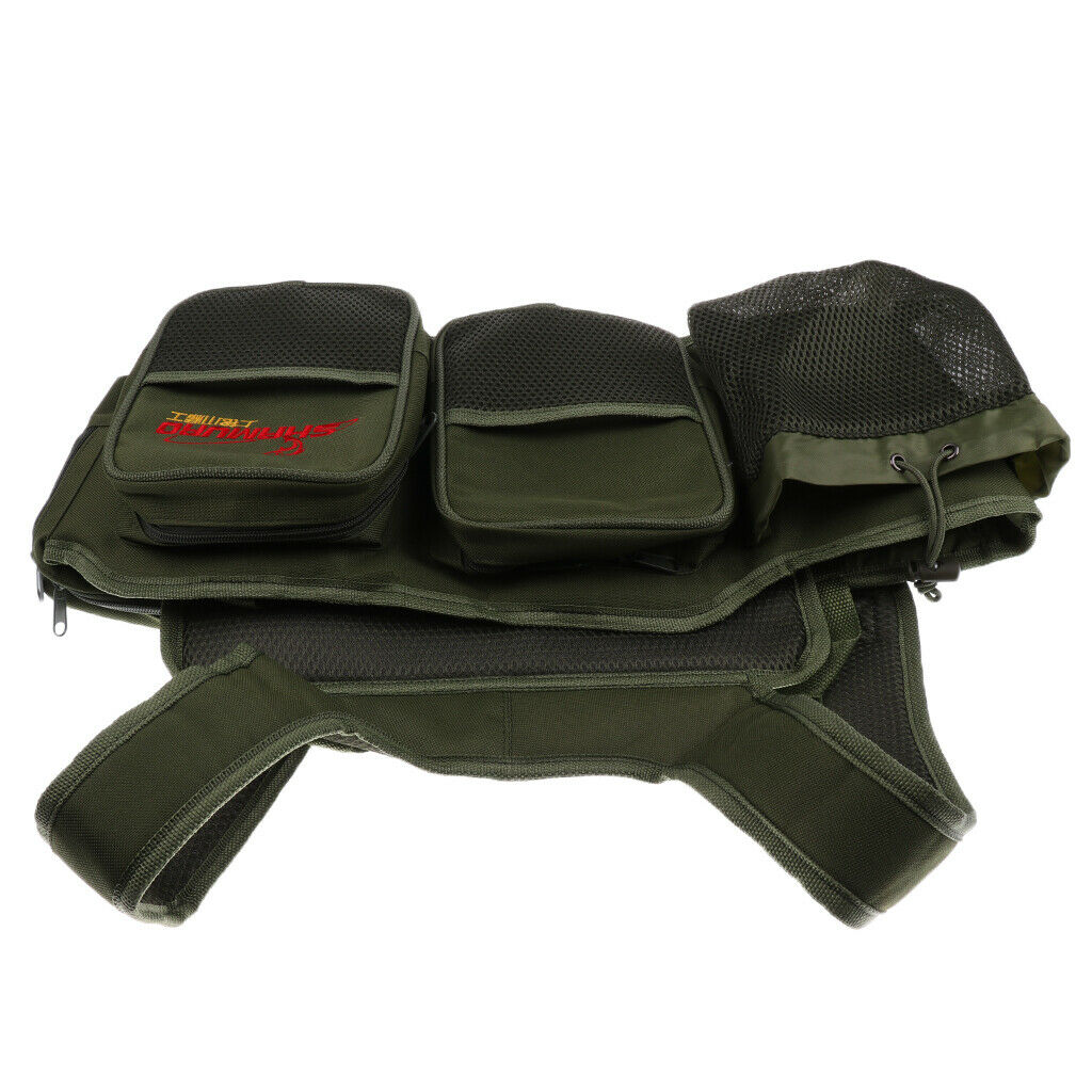 Seat Fishing Box with Canvas Rucksack Overcoats Carp Fishing System