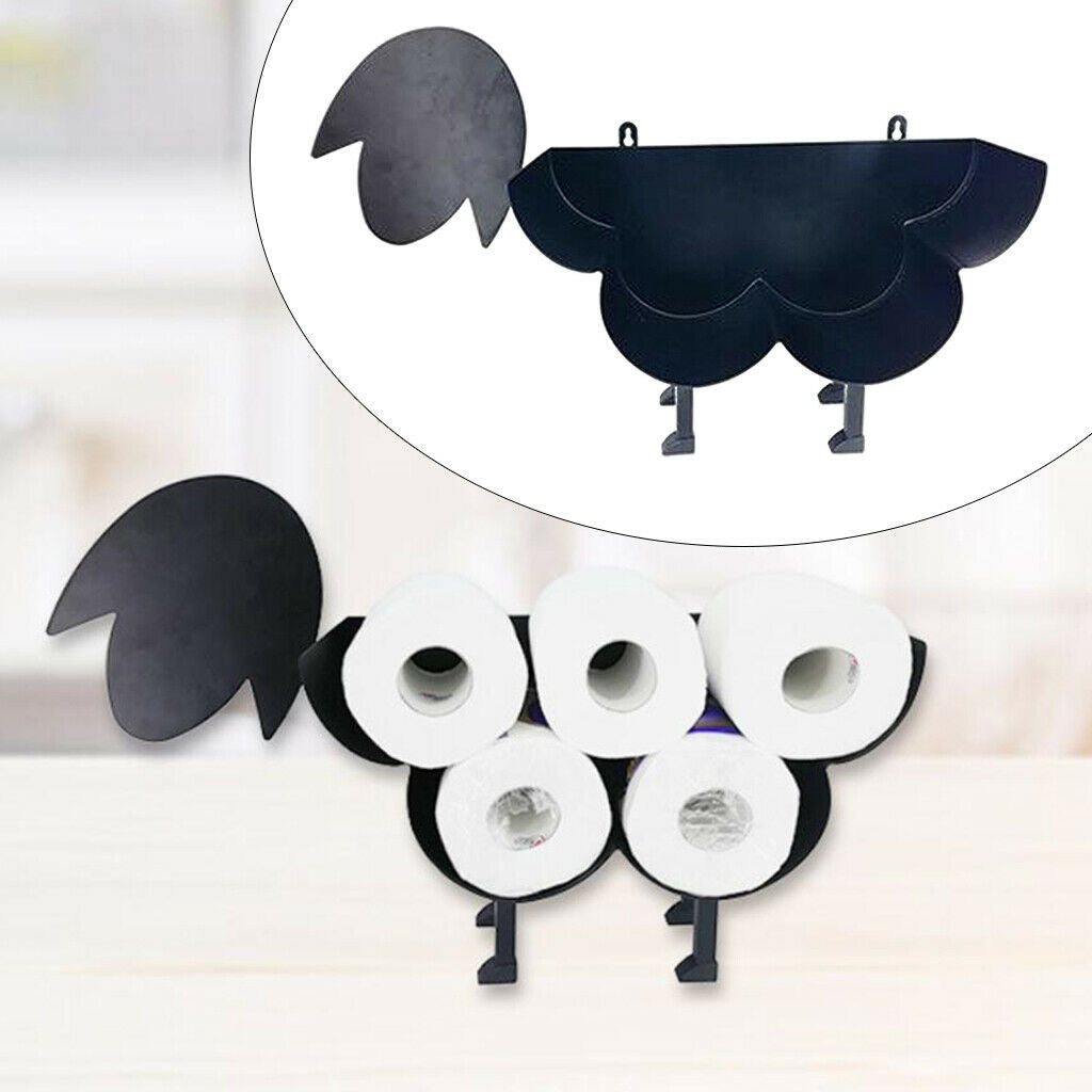 Novelty Sheep Toilet Paper Holder Storage Organizer Home Bath Room Decor