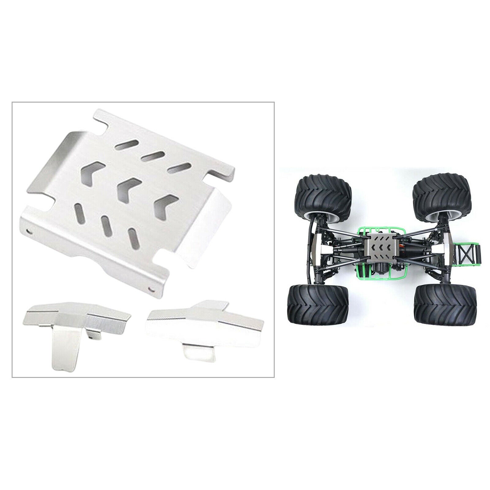 Upgrade Chassis Armor for LOSI LMT 1/8 Solid Axle Crawler Monster Truck