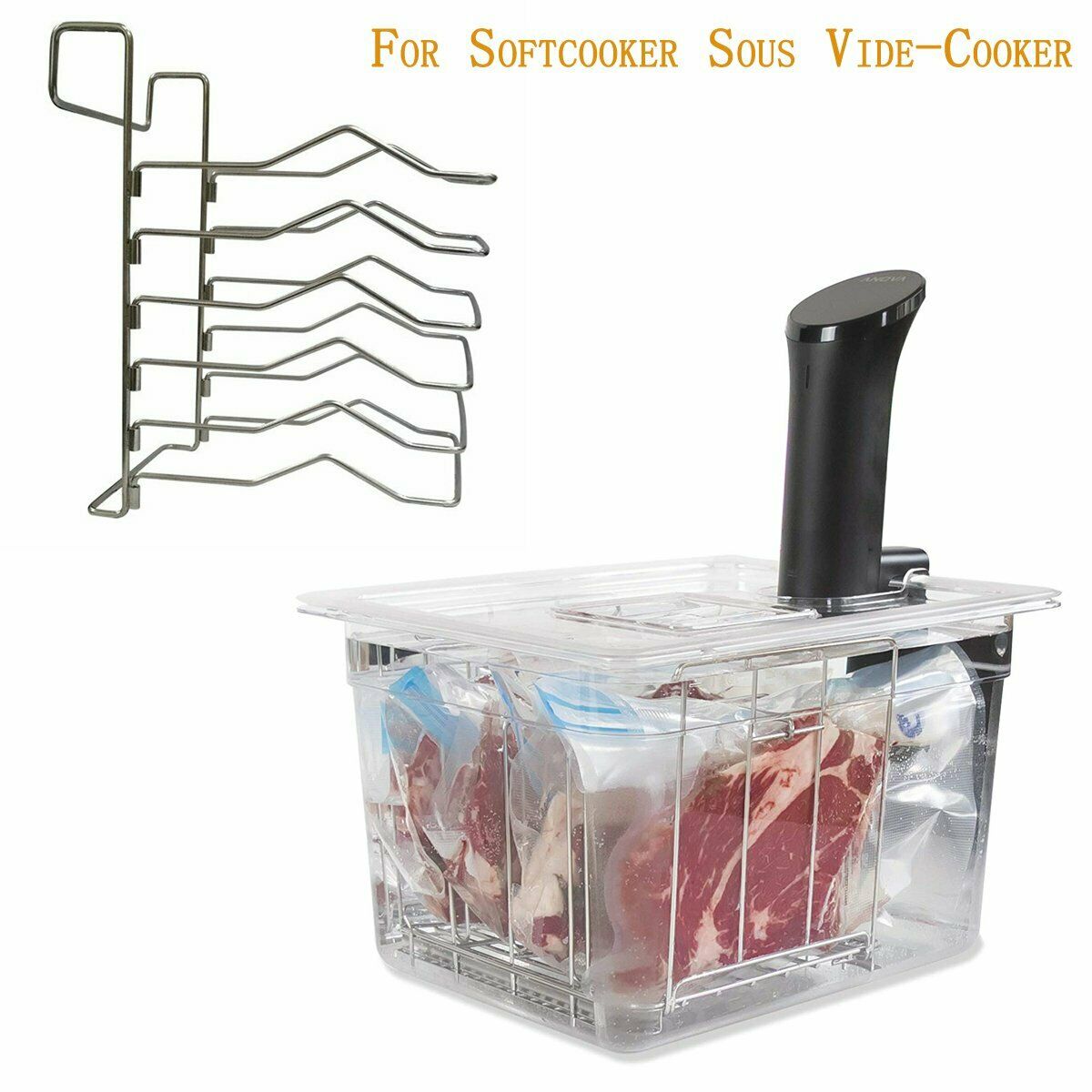 Stainless Steel Sous Vide Rack Divider Separator for Slow Sous Vide-Cooker