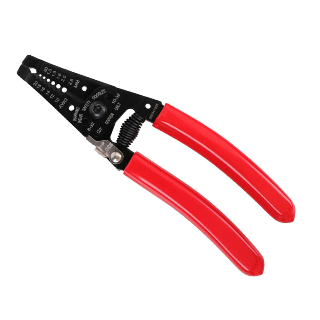Steel Double Scale Multifunctional Stripping Plier Wire Cutter 0.8-2.6mm