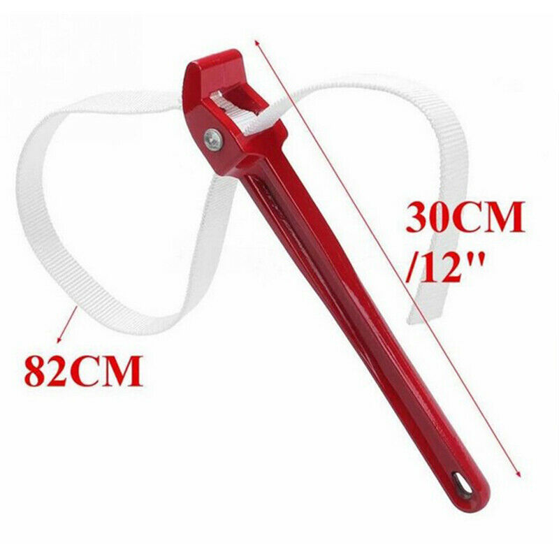 Oil Filter Handle Belt Strap Spanner Wrench Tool Aluminum Strap WrenchBDAU