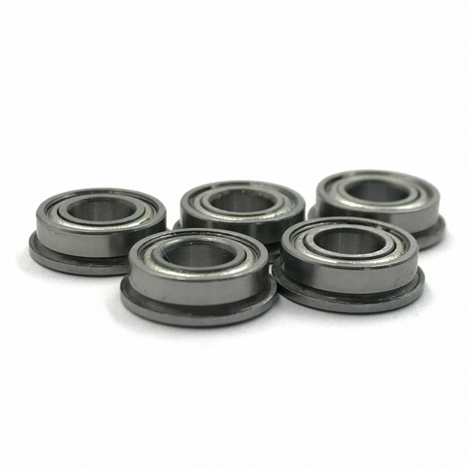 10pcs F6700ZZ 10x15x4 mm Flange Ball Bearing Metric flanged Bearing [M_M_S]