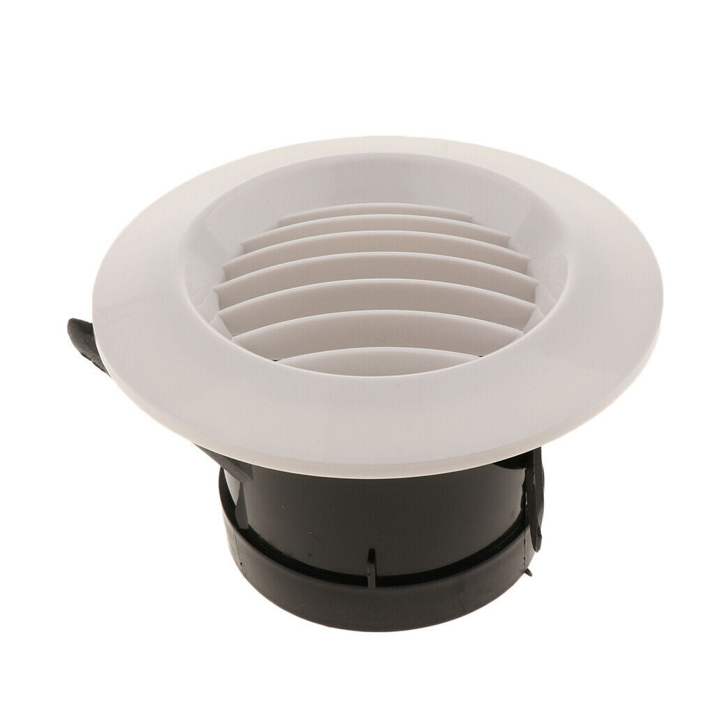 ABS White Air Vent Ventilation Grill Outlet Fit for Car Boat RV Motorhome