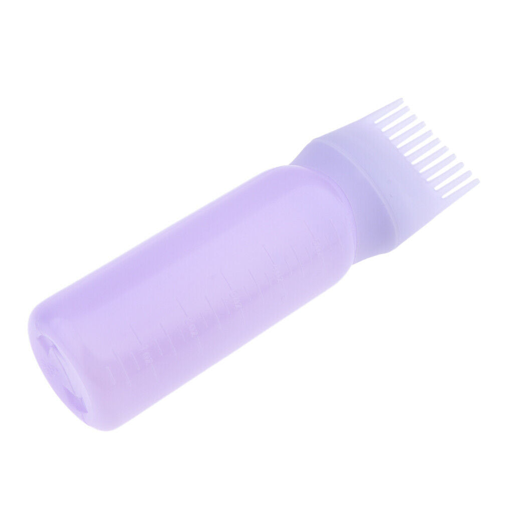 Empty Hair Dye Applicator Dispensing Brush Salon Coloring Bottle 60ml 3pcs