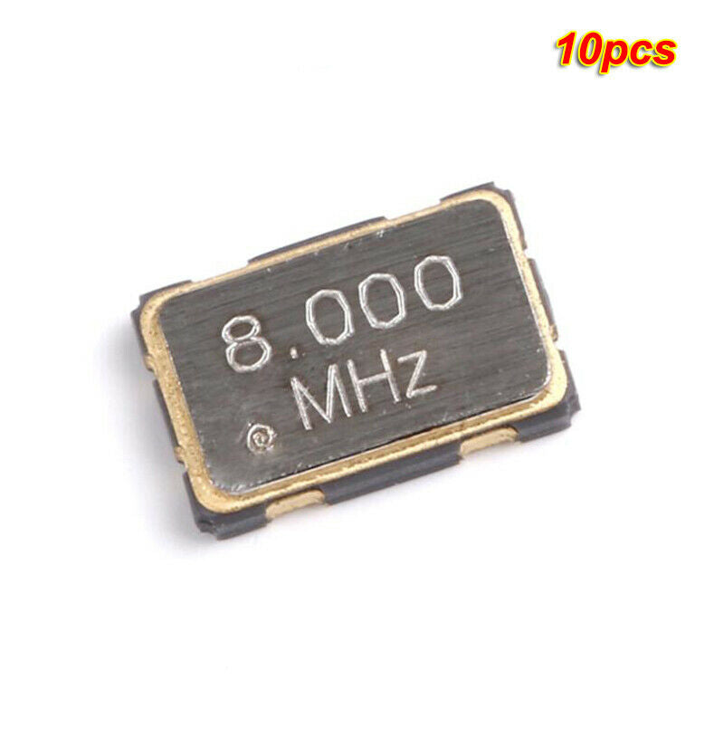 10pcs SMD 5032 8MHz ±25PPM 3.3V active crystal oscillator 4-pin resonator